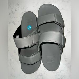 Reef Black Slide Sandals